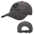 John Deere JD Cotton Twill Embroidered Cap (J13G-03DY-JDR-7H6) Charcoal OSFM