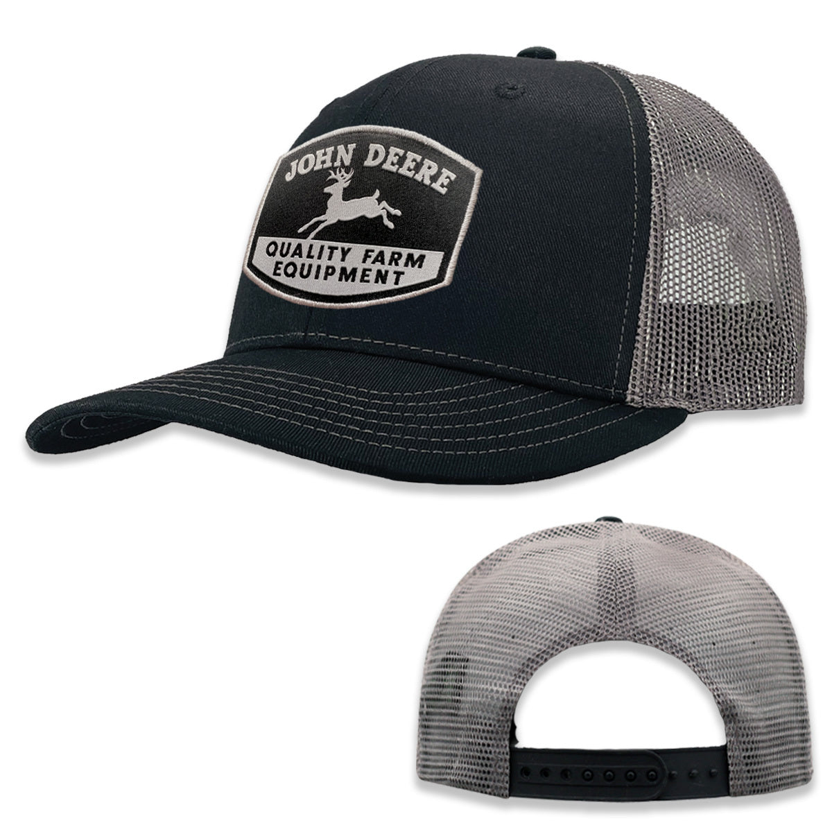 John Deere JD Moline 112 Cap (13080916CH00) Black/Charcoal OSFM