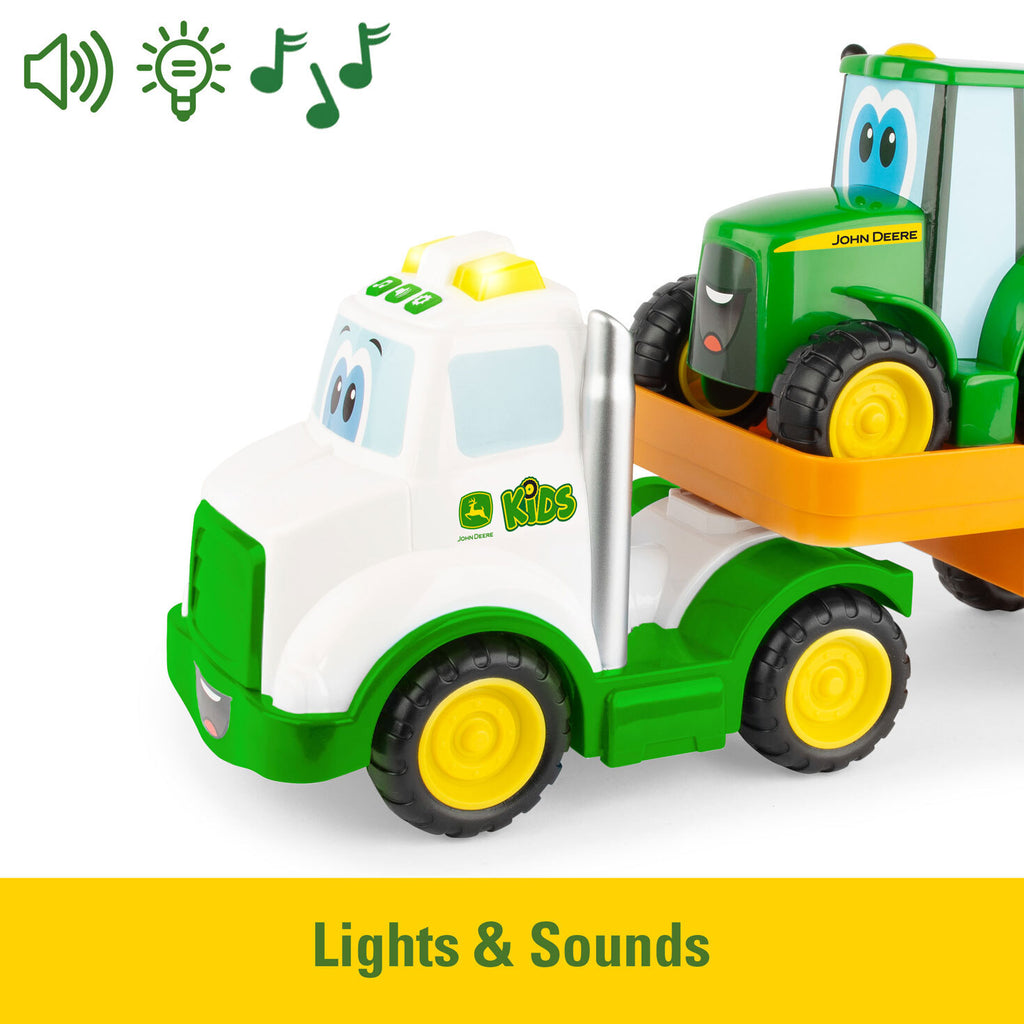 John Deere Childrens Farmin' Friends Hauling Set (Lights & Sounds) (47207)