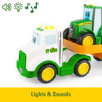 John Deere Childrens Farmin' Friends Hauling Set (Lights & Sounds) (47207)