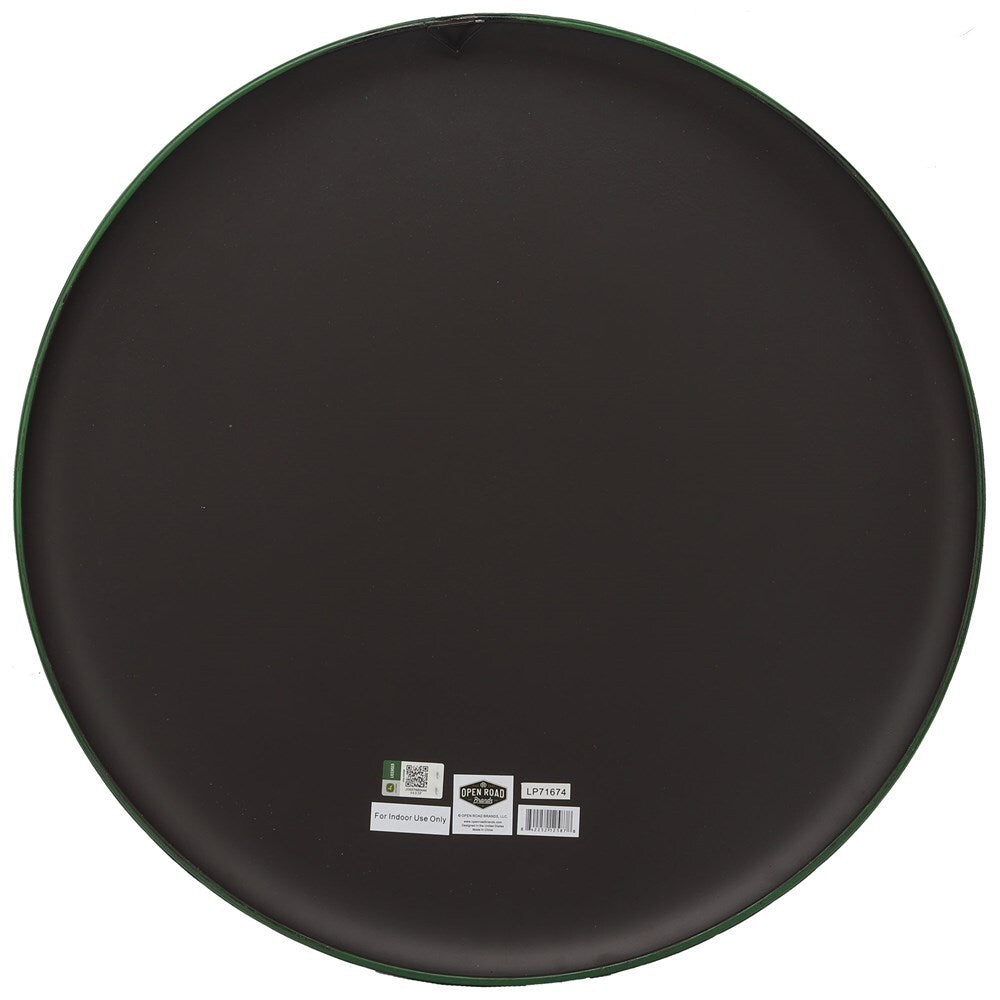 John Deere Equipment Parts & Service Round Hi-Gloss Embossed Metal Sign 61cm Diameter (90172927-S)