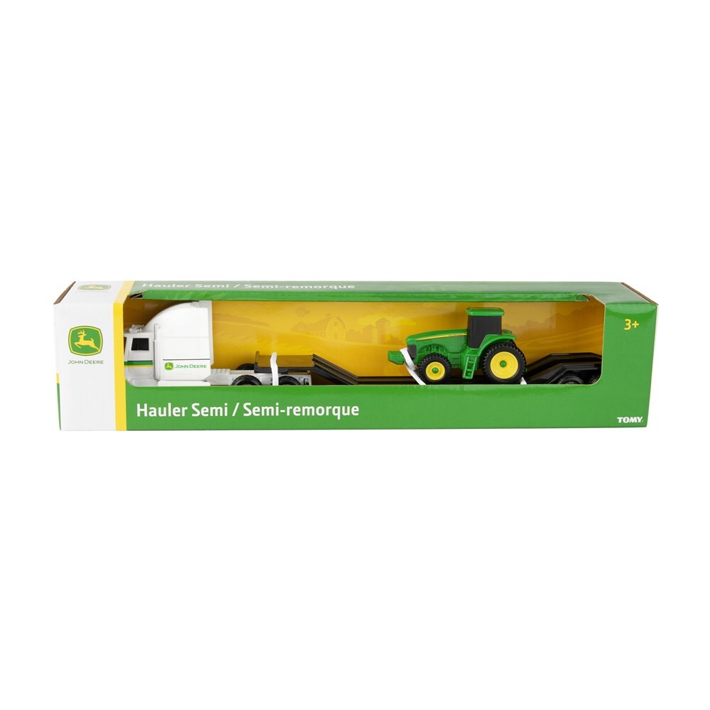 John Deere 1:64 Farm Semi Truck and Tractor with Machinery (37382)