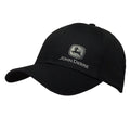 John Deere JD Offset Embroidered Logo Twill Cap (J11D-02WS-JDR-XDR) Black OSFM