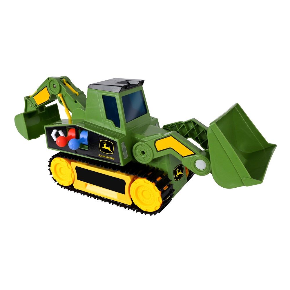 John Deere Childrens JD 2 in 1 Excavator with Lights, Sounds and Motorized Drive (470621)