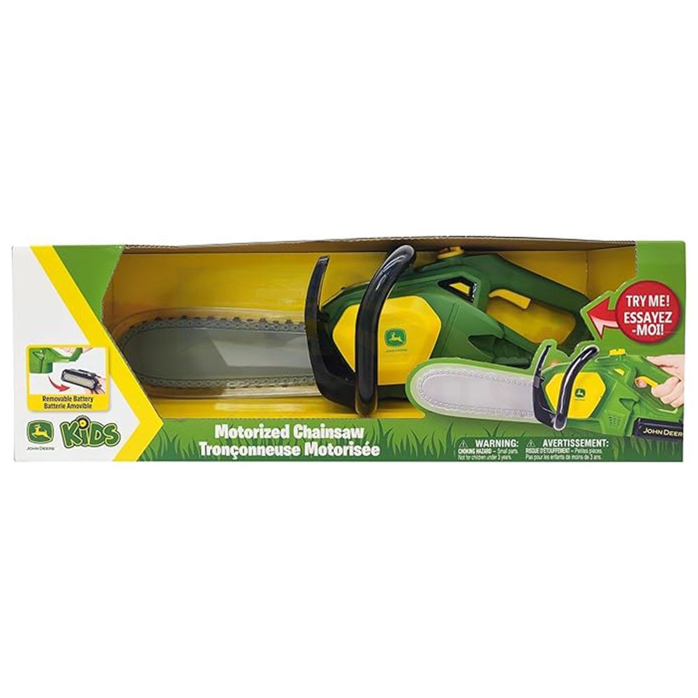 John Deere Childrens Motorised Chainsaw (470681)