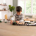 John Deere Childrens 1:32 Ford Pickup With Gator on Trailer and Horses & Yards (47433)