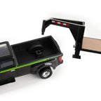 John Deere Childrens 1:32 Ford Pickup With Tractor on Trailer and Horses & Yards (47434)