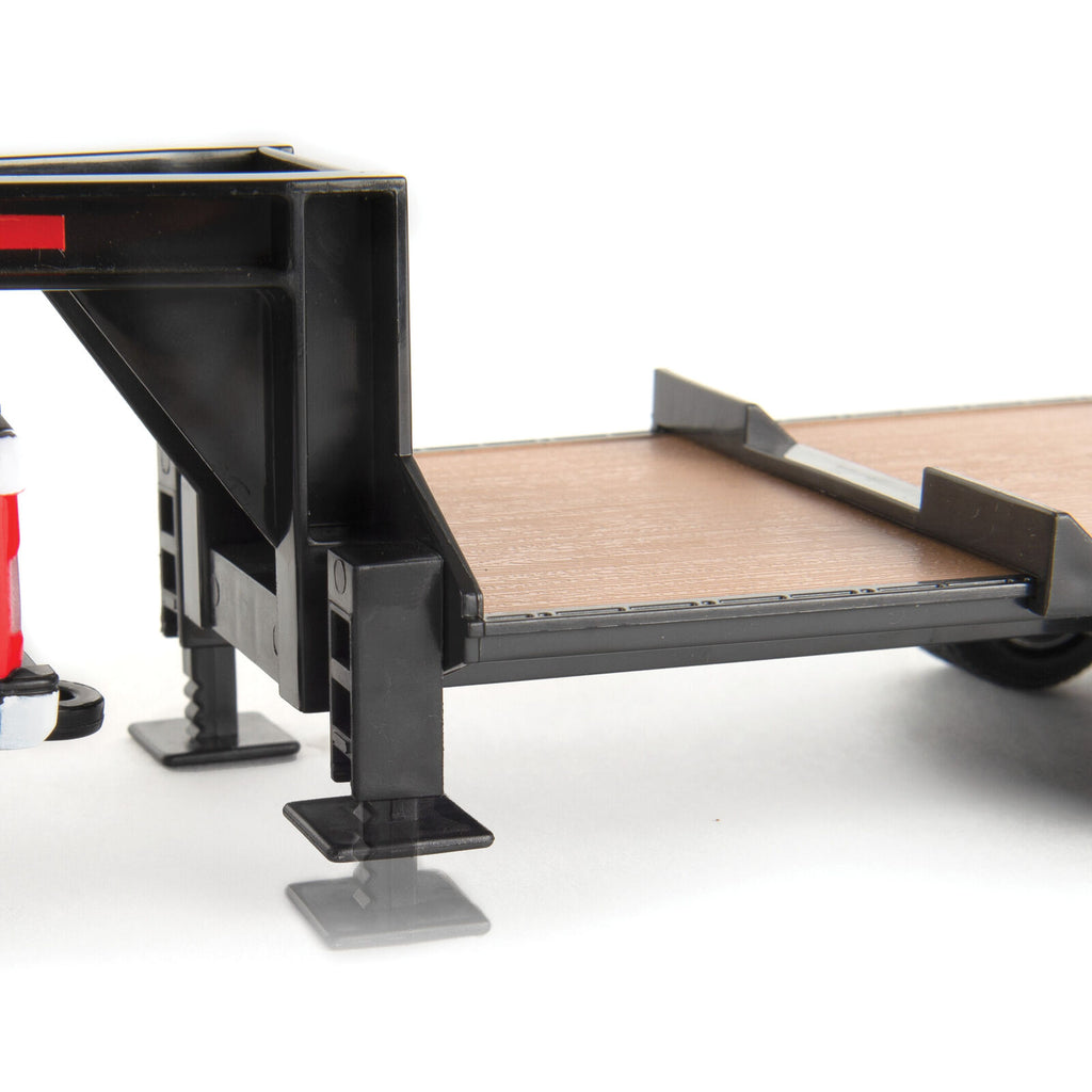 John Deere Childrens 1:32 Ford Pickup With Tractor on Trailer and Horses & Yards (47434)