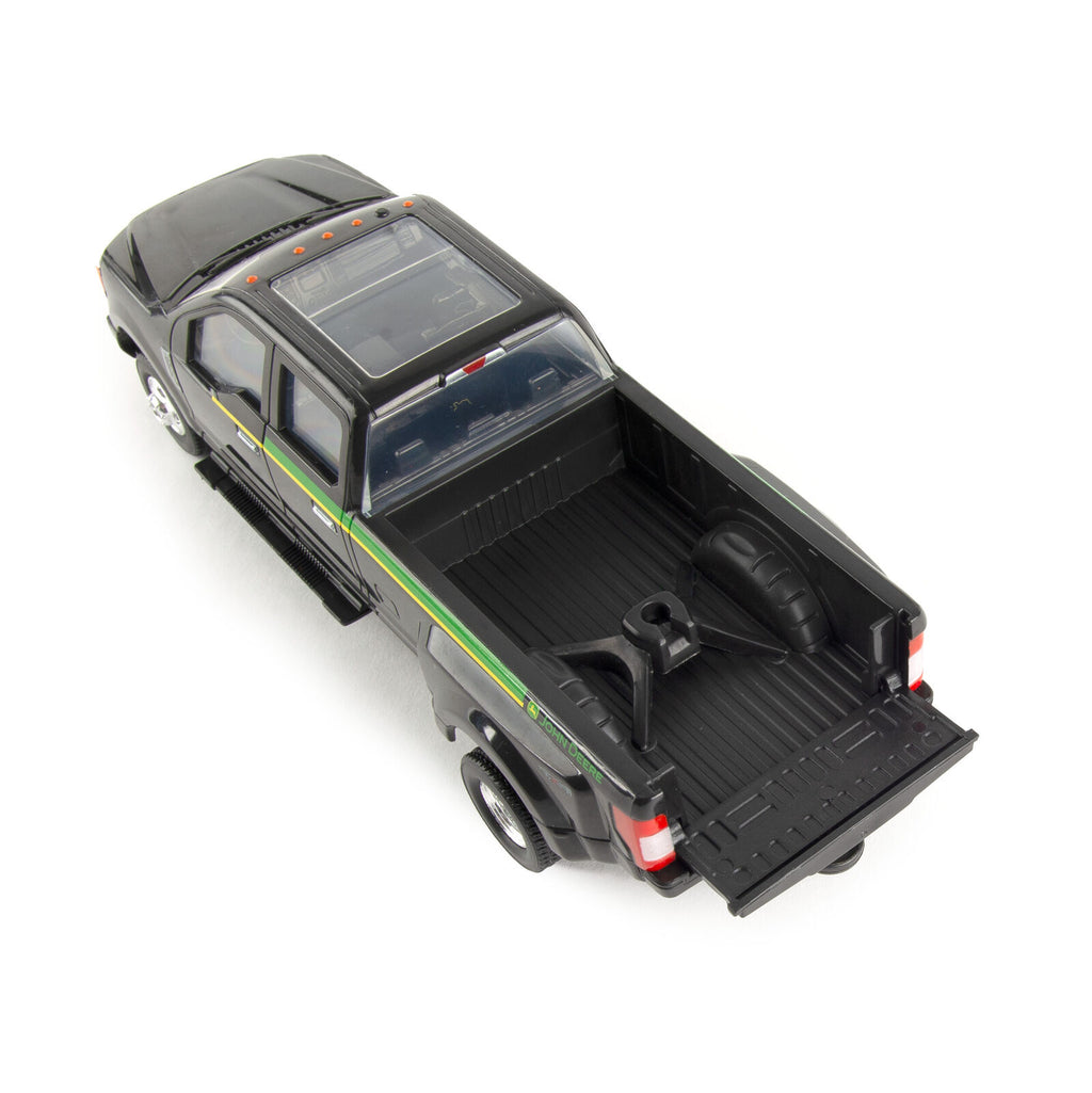 John Deere Childrens 1:32 Ford Pickup With Tractor on Trailer and Horses & Yards (47434)