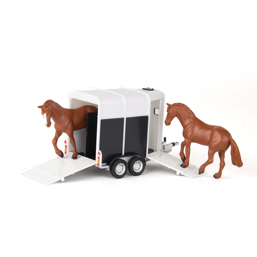 John Deere Childrens 1:32 Weathered Barn Playset With Horses (47522)