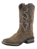 Roper Kids Monterey Western Boots (18911942) Tan Leather 1