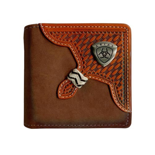 Ariat Bi-Fold Wallet (WLT2111A) Brown