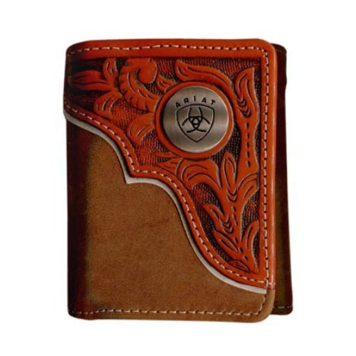 Ariat Tri Fold Wallet (WLT3112A) Brown/Tan