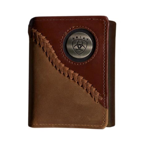 Ariat Tri Fold Wallet (WLT3113A) Brown