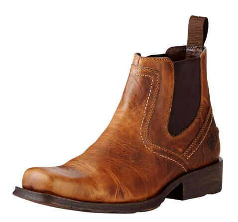Ariat Mens Midtown Rambler Western Boots (10019868) Barn Brown 8EE