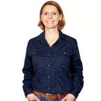 Just Country Womens Brooke Work Shirt (50502) Navy XS/8