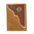 Ariat Tri Fold Wallet (WLT3110A) Brown