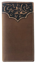 Roper Mens Rodeo Wallet (8148100) Tooled Yoke Tan