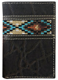 Roper Mens Tri-Fold Wallet (8139100) Aztec Brown