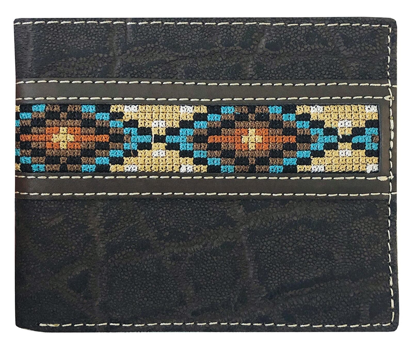 Roper Mens Bi-Fold Wallet (8140100) Aztec Brown
