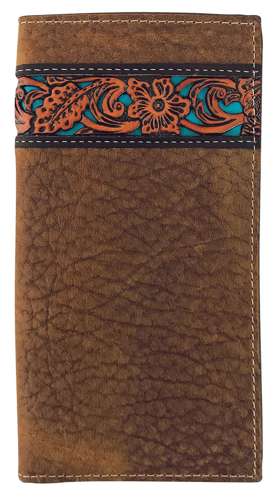 Roper Rodeo Tooled Leather Wallet (8152100) Tan