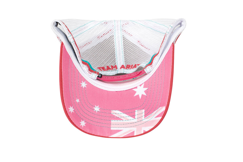 Ariat Unisex Patriot Trucker Cap (AC2211) Raspberry OSFM