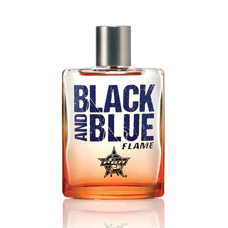 Tru Western Mens PBR Black & Blue Flame Cologne 100ml (92997)