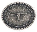 Montana Silversmiths Montana Western Attitude Buckle (A972S) Silver One Size
