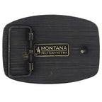 Montana Silversmiths Montana Western Attitude Buckle (A973C) Silver One Size [SD]