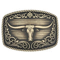 Montana Silversmiths Montana Western Attitude Buckle (A973C) Silver One Size [SD]