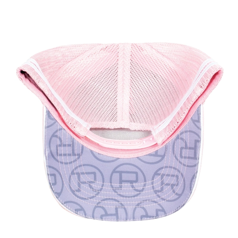 Roper Mini Plaid Trucker Cap (RC2402) Pink/Light Pink OSFM
