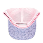 Roper Mini Plaid Trucker Cap (RC2402) Pink/Light Pink OSFM