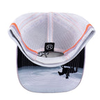Roper Western Scene Trucker Cap (RC2408) Purple/White OSFM