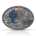Montana Silversmiths Desert Moon Cactus Attitude Buckle (A825)