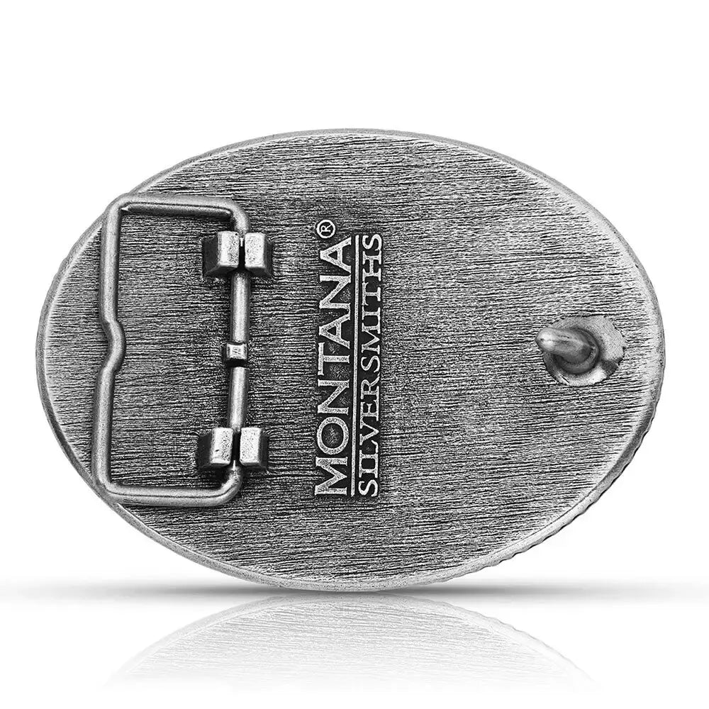 Montana Silversmiths Desert Moon Cactus Attitude Buckle (A825)