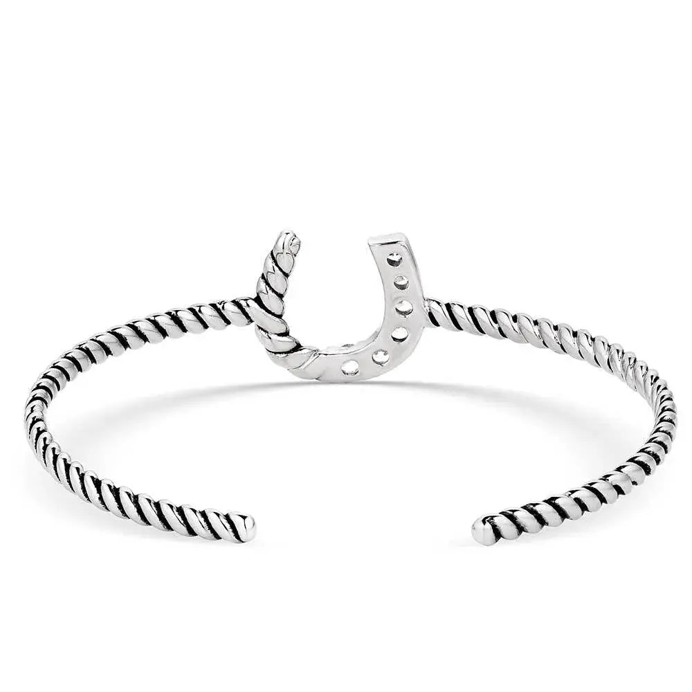 Montana Silversmiths Roping Luck Cuff Bracelet (BC5969)