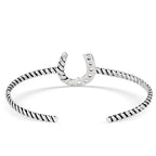 Montana Silversmiths Roping Luck Cuff Bracelet (BC5969)