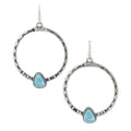 Montana Silversmiths Turquoise Touch Attitude Earrings (AER5925)