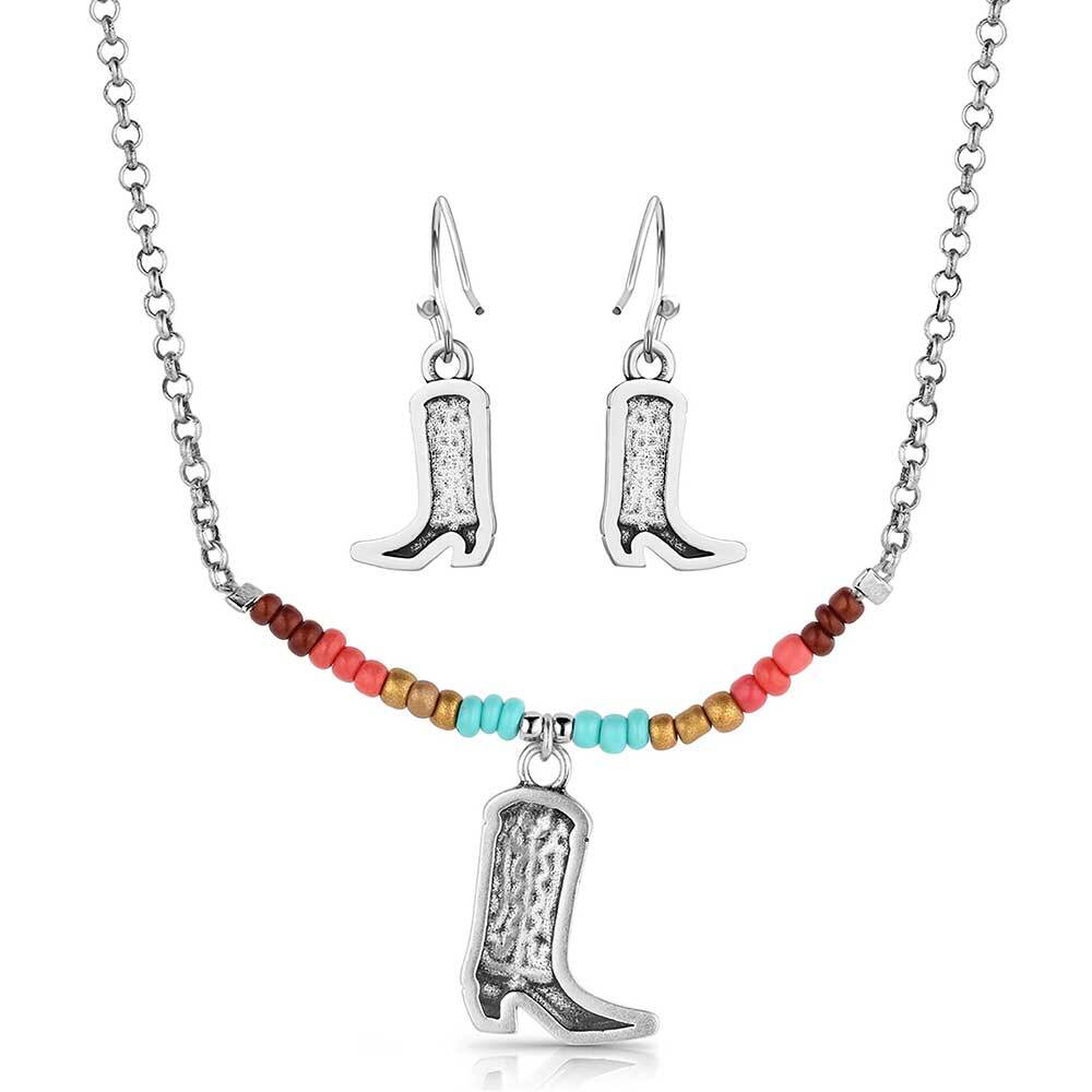 Montana Silversmiths Colourstruck Cowboy Boot Beaded Jewellery Set (JS5885)