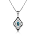 Montana Silversmiths Diamond of the West Turquoise Necklace (NC5661)