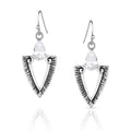 Montana Silversmiths Guided Purpose Crystal Arrowhead Earrings (ER5773)