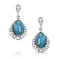 Montana Silversmiths Blue Rivers Turquoise Earrings (ER5958)