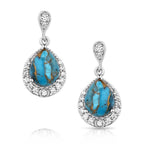 Montana Silversmiths Blue Rivers Turquoise Earrings (ER5958)