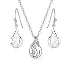 Montana Silversmiths Whisps of Elegance Crystal Jewellery Set (JS5780)