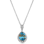 Montana Silversmiths Blue Rivers Turquoise Necklace (NC5958)