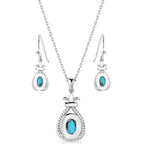 Montana Silversmiths Turquoise Revival Jewellery Set (JS6035)