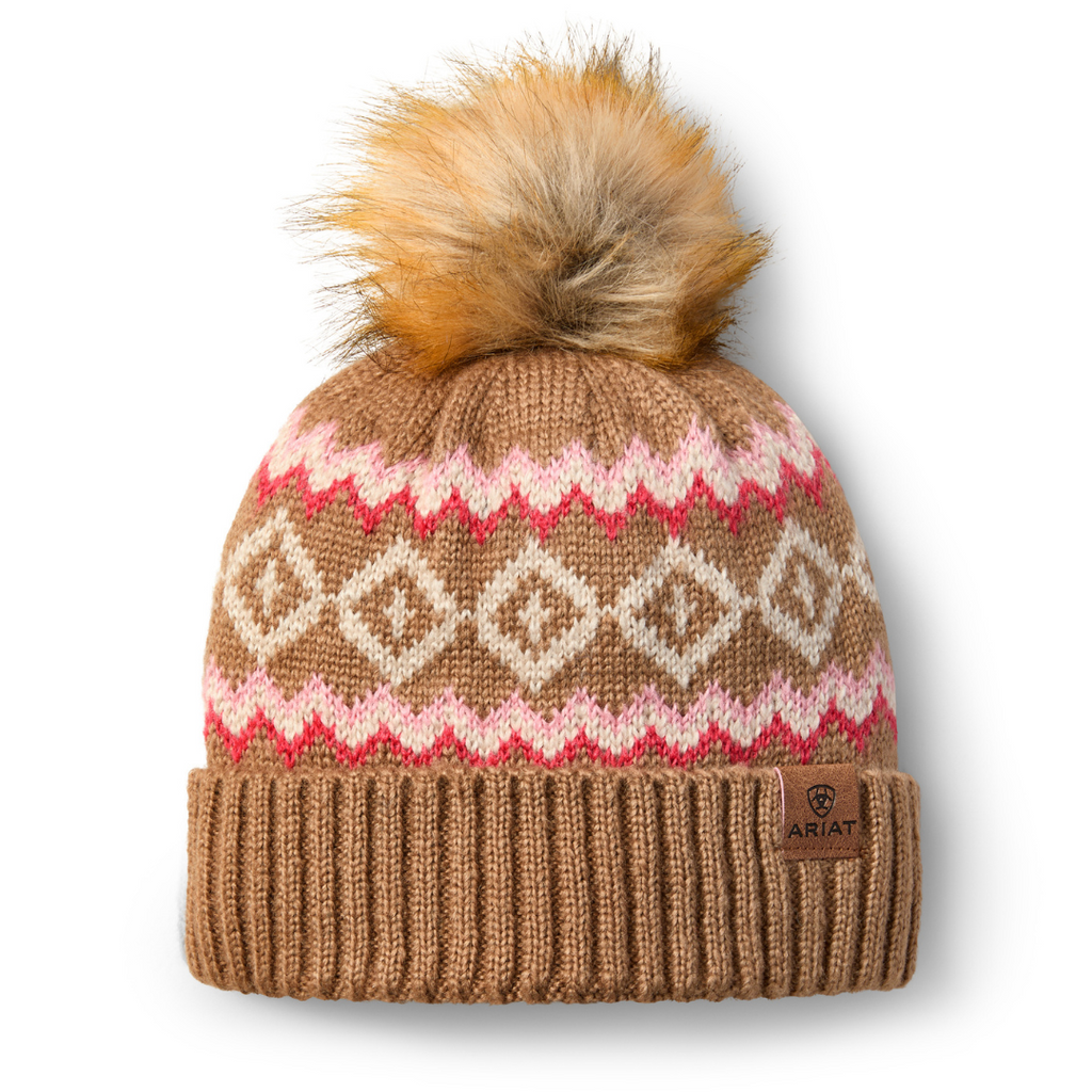 Ariat Womens Bristol Beanie (10063840) Tan