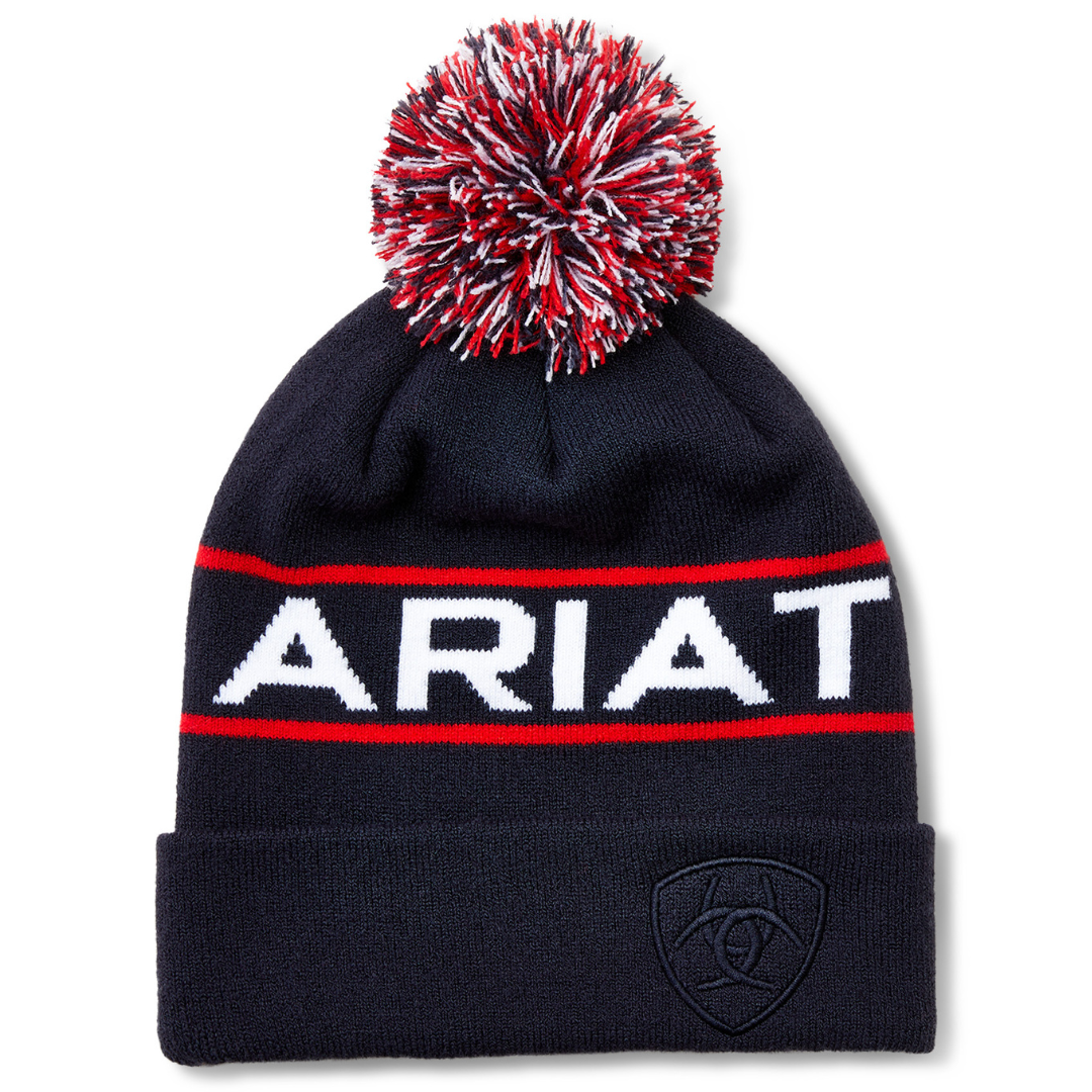 Ariat Team Beanie (10054109) Navy/Red