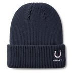 Ariat Childrens Horse Shoe Beanie (10064071) Navy