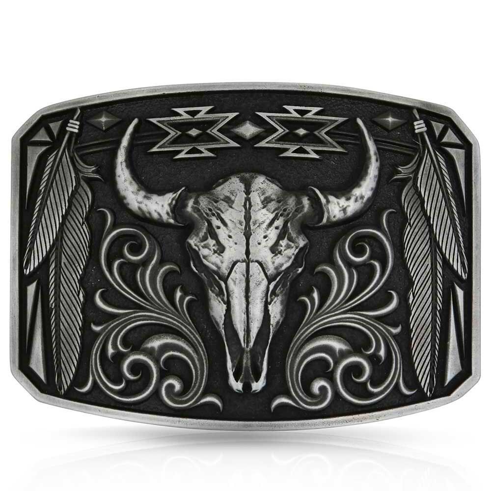 Montana Silversmiths Legend and Pride Buckle (A1037S)